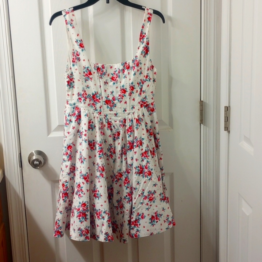 Corset Floral Dress 💗